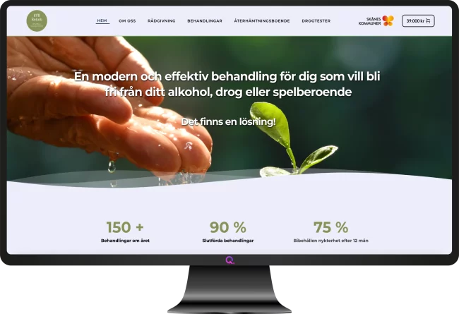 Stratiq har gjot webdesign på avb rehab